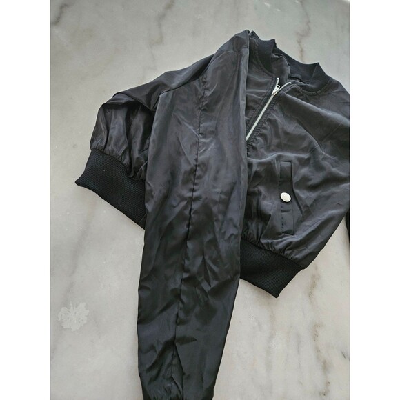 Shein Black Jacket, Size Small (4), Front Zipper - Picture 2 of 10